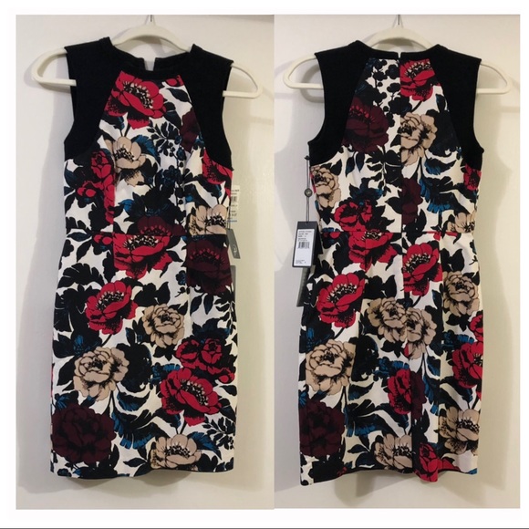 NWT Adrianna Papell stretch cotton sheath - Picture 3 of 3